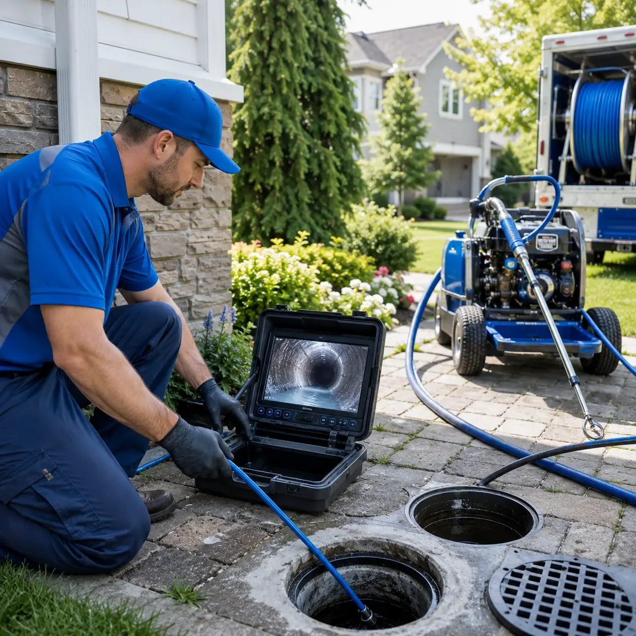 Outdoor drain cleaning professionals serving Flora, IN